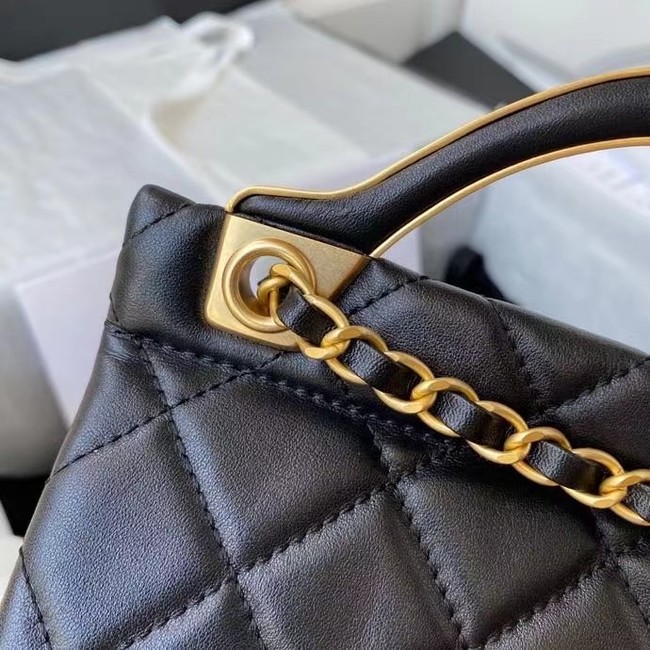 Chanel Flap Shoulder Bag Original leather AS2438 black