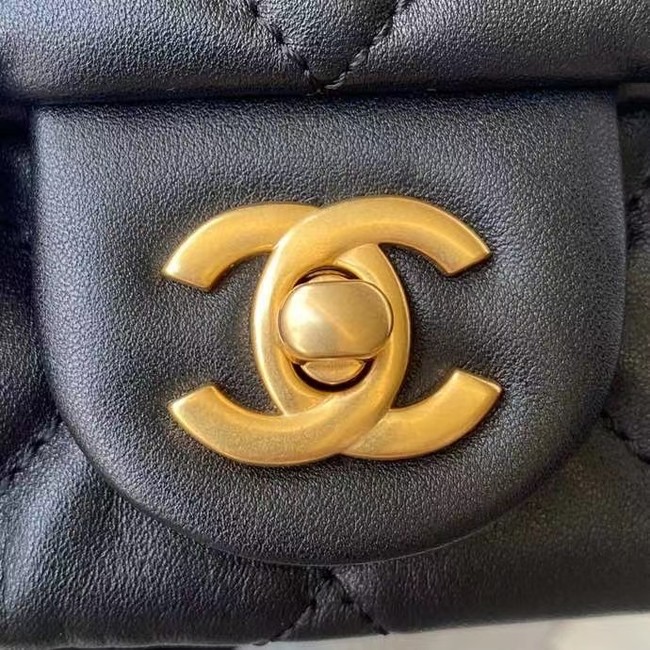 Chanel Flap Shoulder Bag Original leather AS2438 black