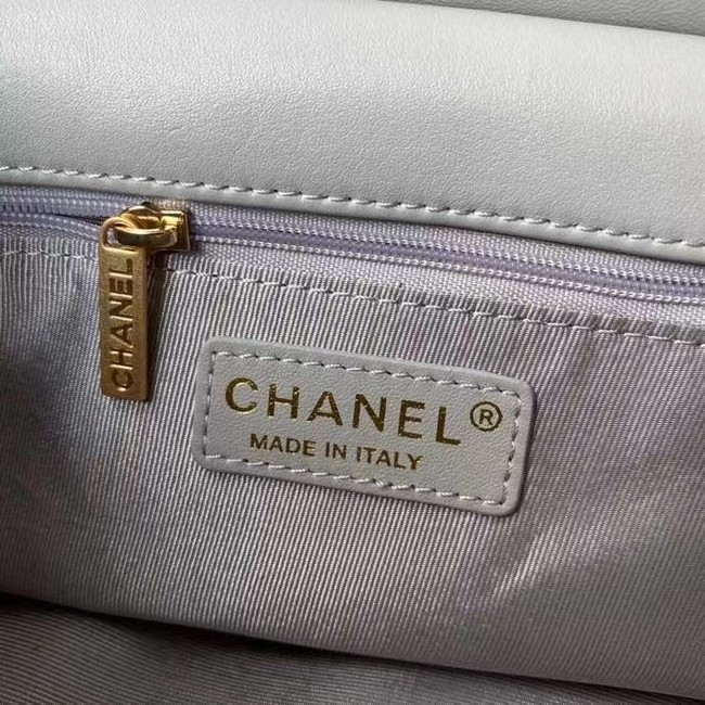 Chanel Flap Shoulder Bag Original leather AS2438 grey