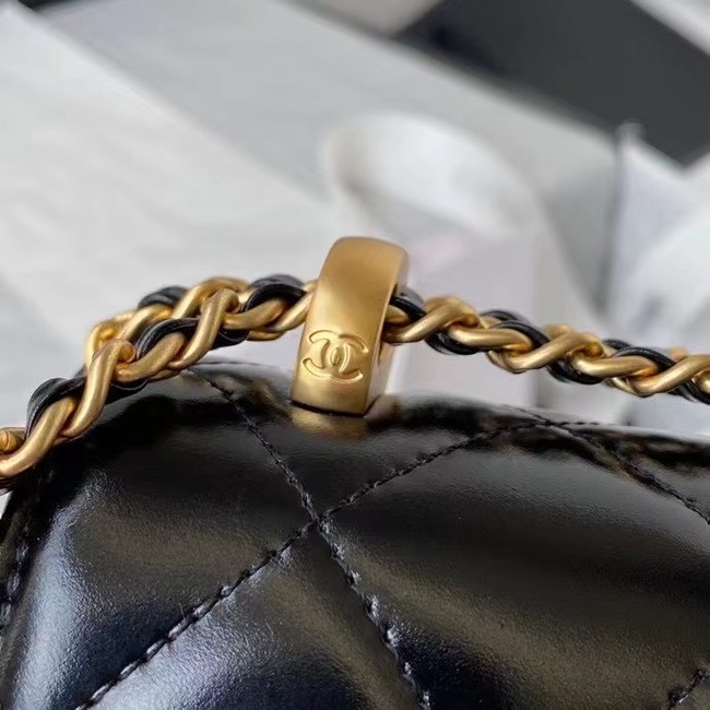 Chanel Flap Shoulder Bag Original leather AS2649 black