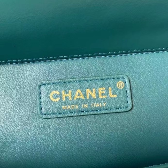 Chanel Flap Shoulder Bag Original leather AS2649 blue