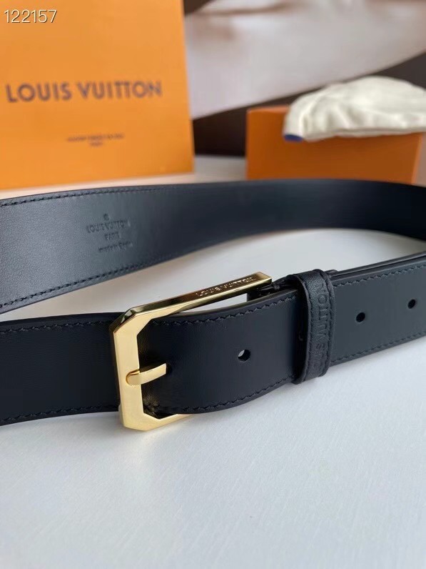 Louis Vuitton calf leather 35MM BELT MP311V