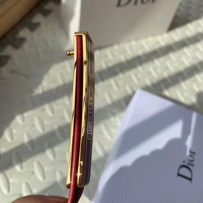 DIOR-ID BELT Raspberry Smooth Calfskin 15 MM B0109UM red