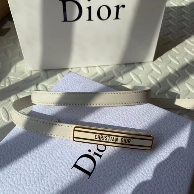 DIOR-ID BELT Raspberry Smooth Calfskin 15 MM B0109UM white