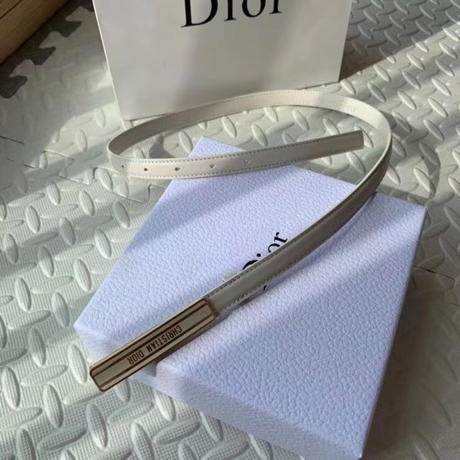 DIOR-ID BELT Raspberry Smooth Calfskin 15 MM B0109UM white