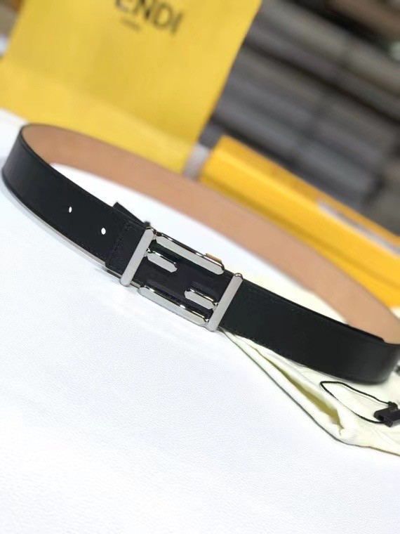 Fendi Leather Belt F2371 30mm