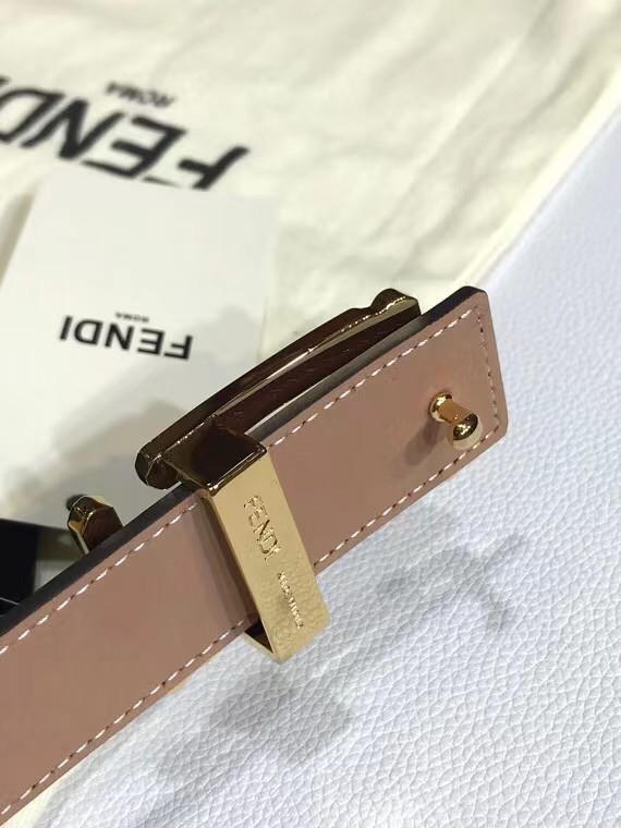 Fendi Leather Belt F2376 30mm