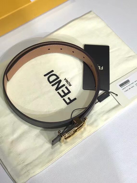 Fendi Leather Belt F2376 30mm