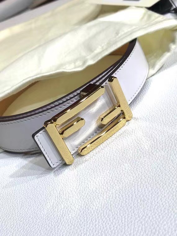 Fendi Leather Belt F2377 30mm