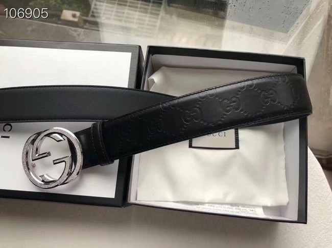 Gucci Reversible Signature leather belt 473030 