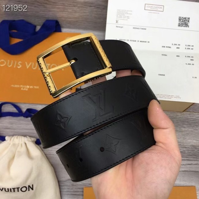 Louis Vuitton REVERSO 40MM REVERSIBLE BELT MP311V gold-color hardware