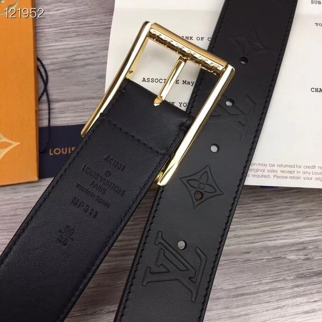 Louis Vuitton REVERSO 40MM REVERSIBLE BELT MP311V gold-color hardware