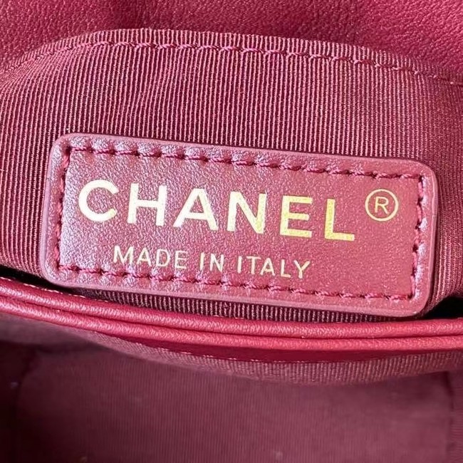 Chanel Flap Shoulder Bag Original leather AS2638 Wine