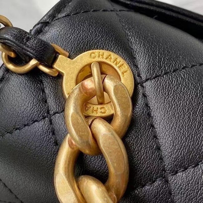 Chanel Flap Shoulder Bag Original leather AS2638 black