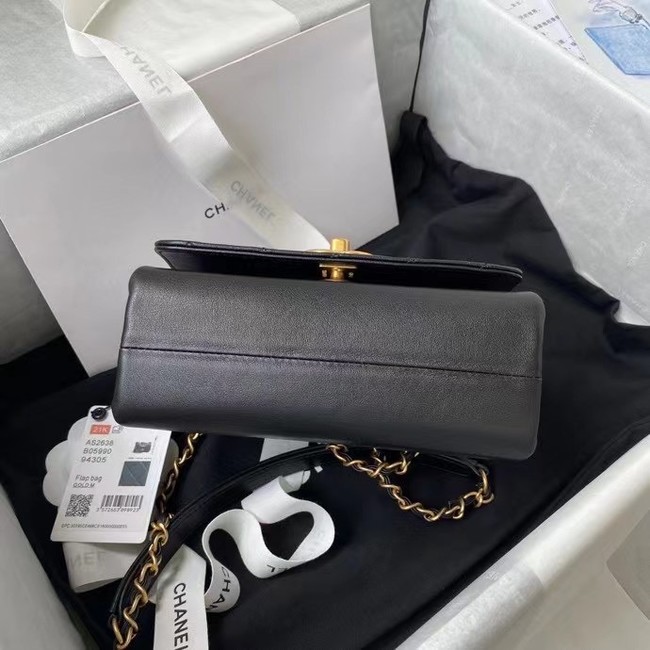 Chanel Flap Shoulder Bag Original leather AS2638 black