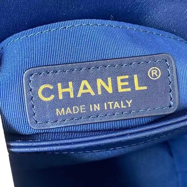 Chanel Flap Shoulder Bag Original leather AS2638 blue