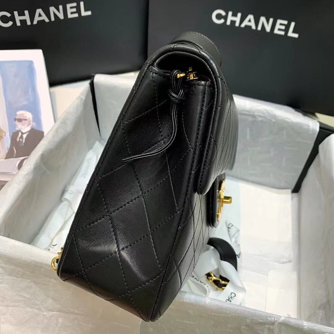 Chanel Original leather Bag AS2655 Black