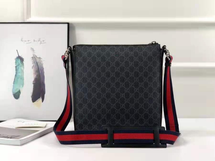 Gucci Canvas Messenger Bag 181065 black