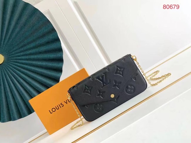  Louis vuitton FELICIE POCHETTE M80679 black