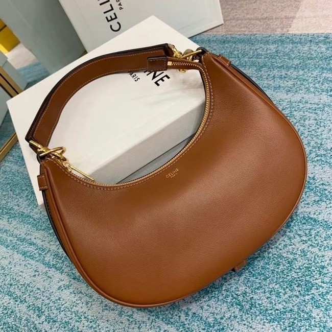 Celine MEDIUM STRAP AVA BAG IN SMOOTH CALFSKIN 196923 TAN