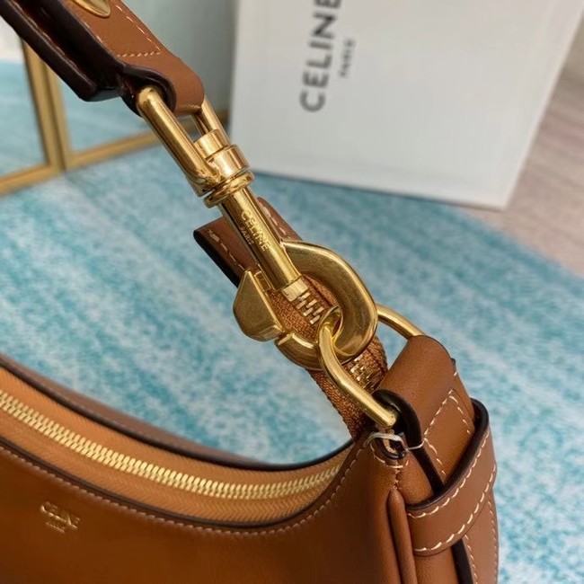 Celine MEDIUM STRAP AVA BAG IN SMOOTH CALFSKIN 196923 TAN