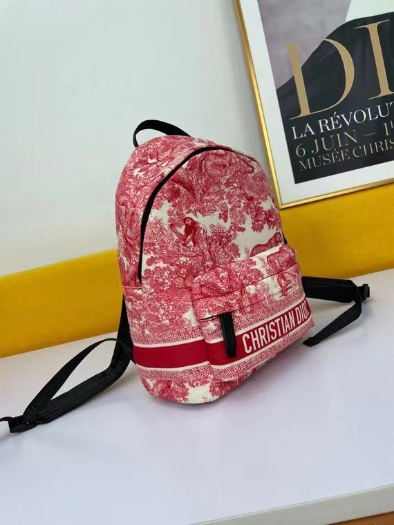 DIOR SMALL DIORTRAVEL BACKPACK M6108 red