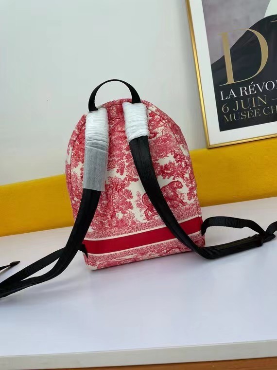 DIOR SMALL DIORTRAVEL BACKPACK M6108 red