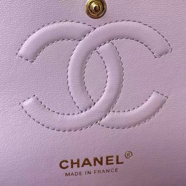 chanel classic handbag Lambskin & gold Metal A01112 pink