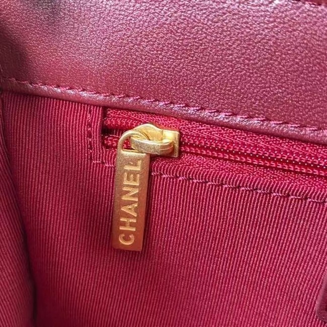 Chanel Flap Shoulder Bag Original leather AS2634 Wine