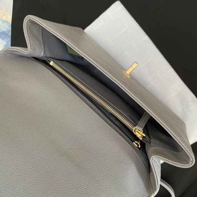 Chanel Flap Shoulder Bag Original leather AS2764 grey