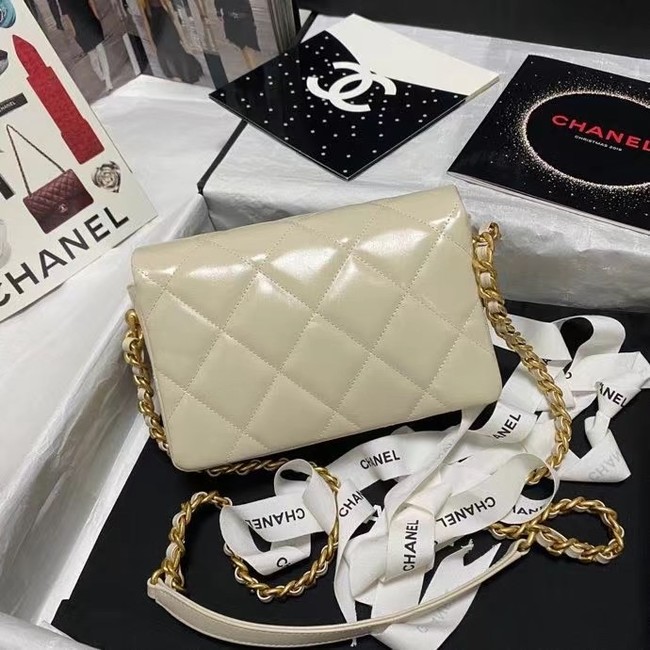 Chanel Flap Shoulder Bag Original leather AS9957 beige