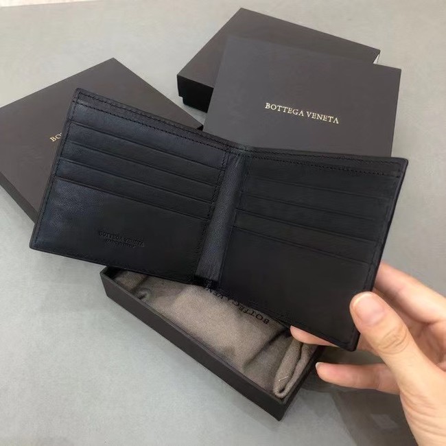 Bottega Veneta BI-FOLD WALLET 649603 black