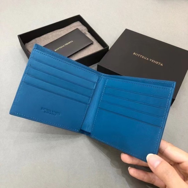 Bottega Veneta BI-FOLD WALLET 649603 blue