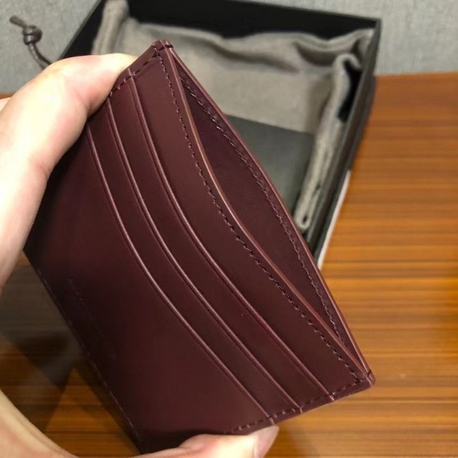 Bottega Veneta Card Holder 133993 Burgundy