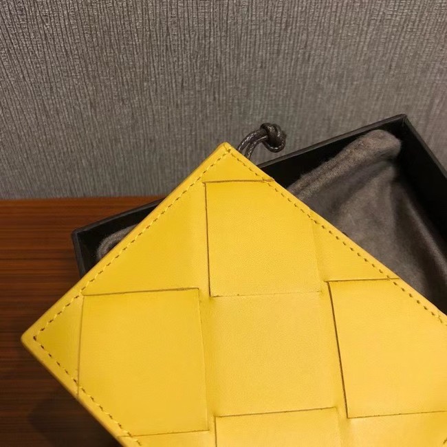 Bottega Veneta Card Holder 133993 yellow