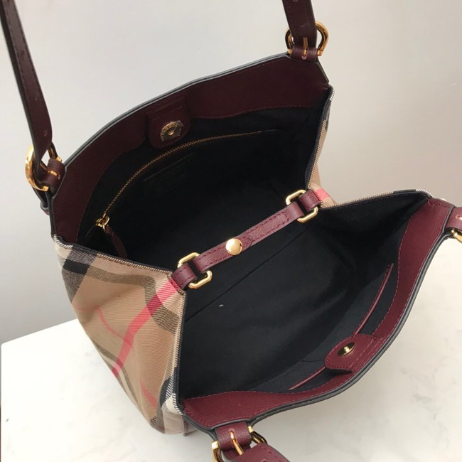 BurBerry Shoulder Bag 2447 Burgendy