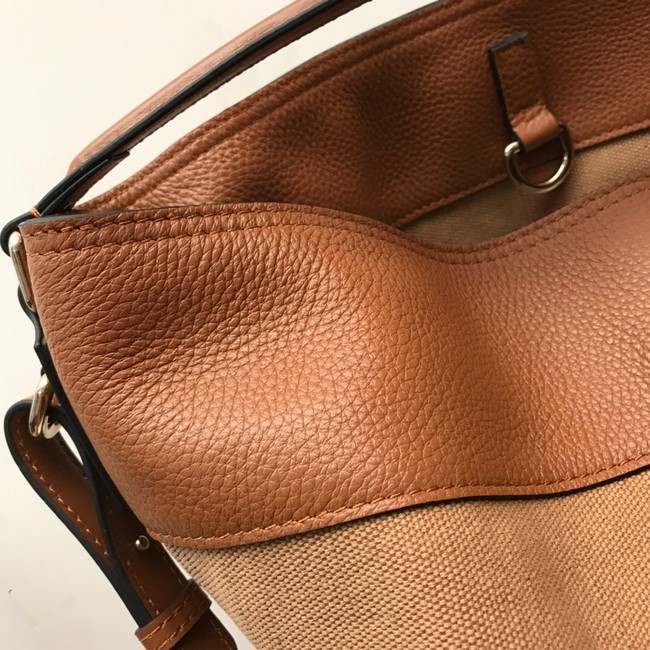 BurBerry Leather Shoulder Bag 3982 brown