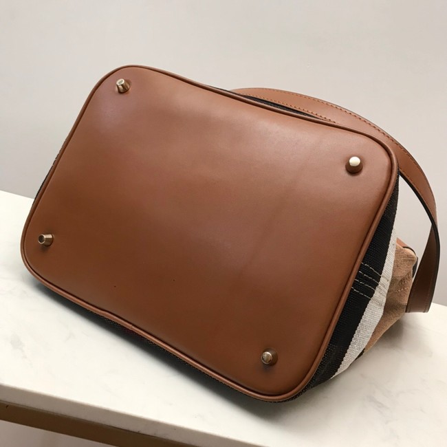 BurBerry Leather Shoulder Bag 3982 brown