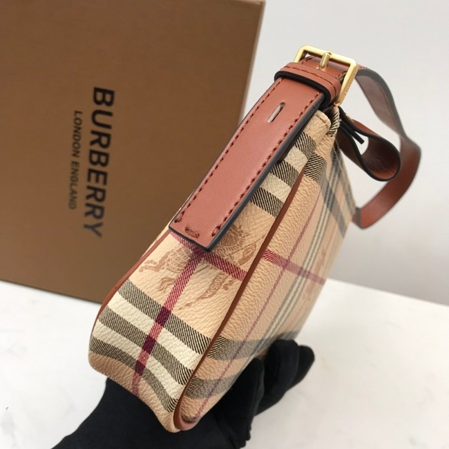 BurBerry Leather Shoulder Bag 80112 brown