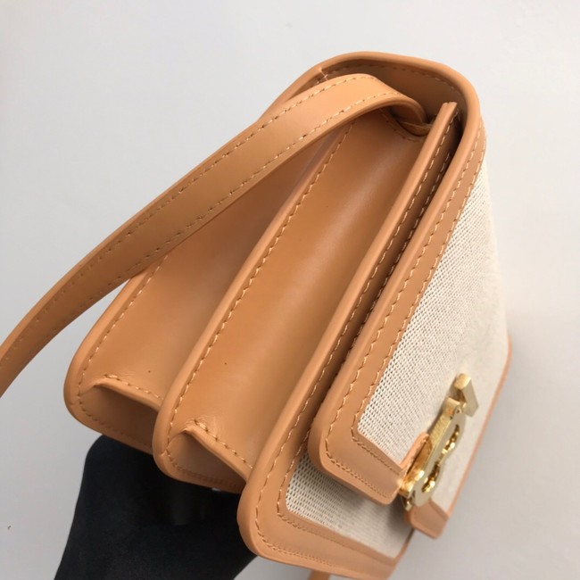 BurBerry Leather Shoulder Bag 80146 apricot