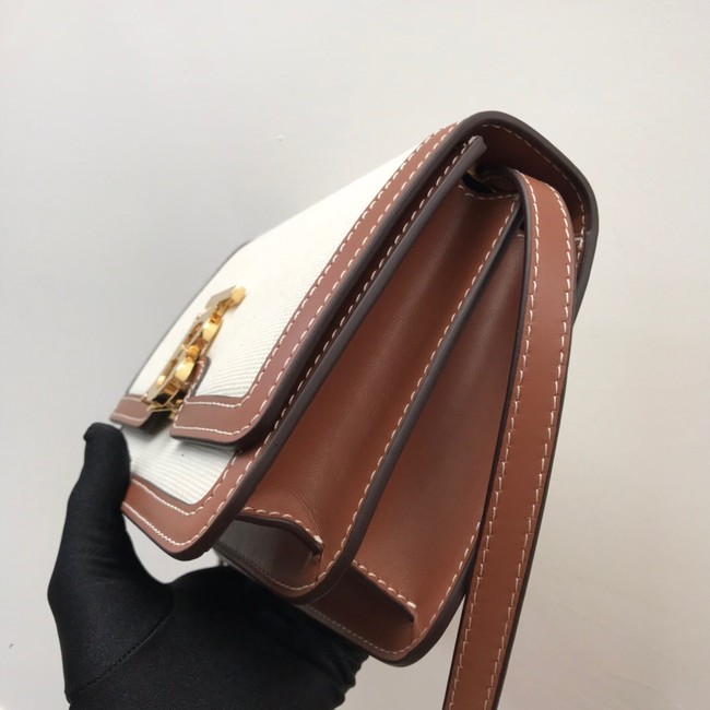 BurBerry Leather Shoulder Bag 80146 brown