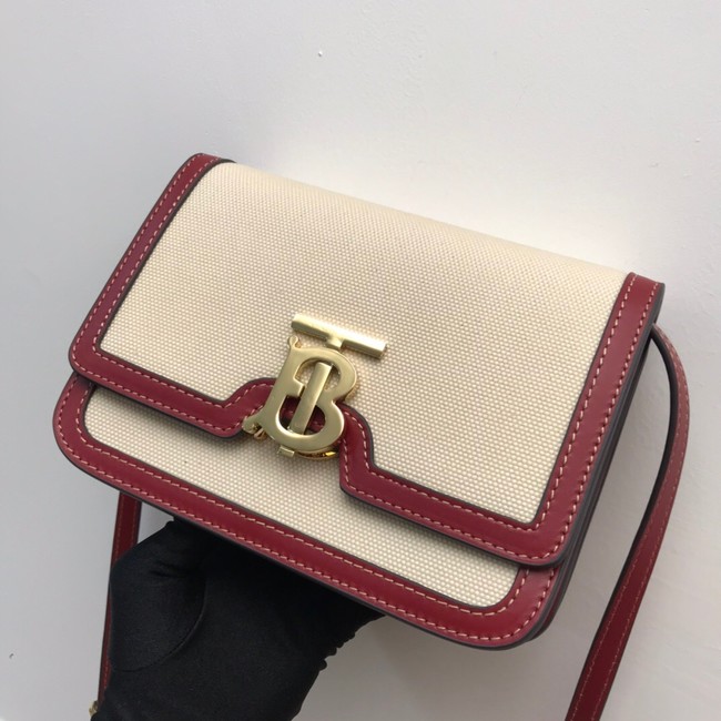 BurBerry Leather Shoulder Bag 80146 red