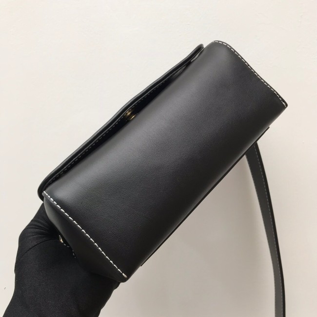 BurBerry Leather Shoulder Bag 80266 black