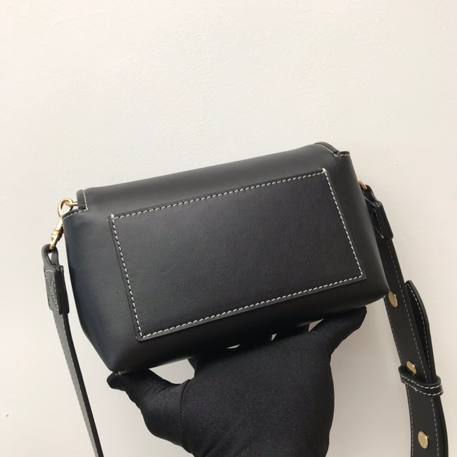 BurBerry Leather Shoulder Bag 80266 black