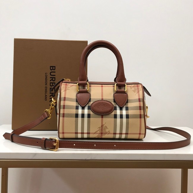 BurBerry Leather Shoulder Bag 82012 brown