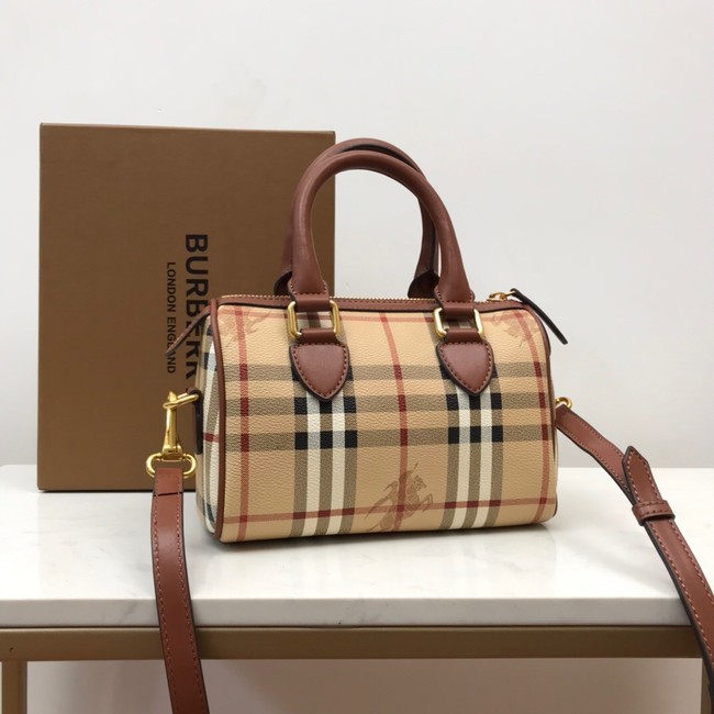 BurBerry Leather Shoulder Bag 82012 brown