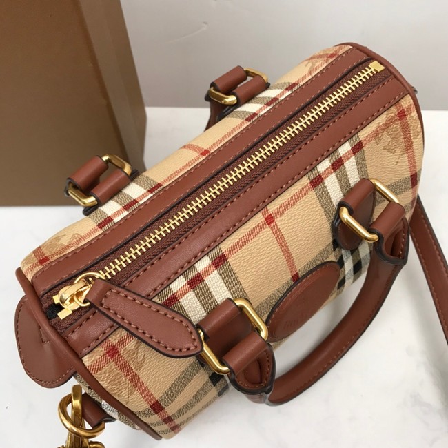 BurBerry Leather Shoulder Bag 82012 brown