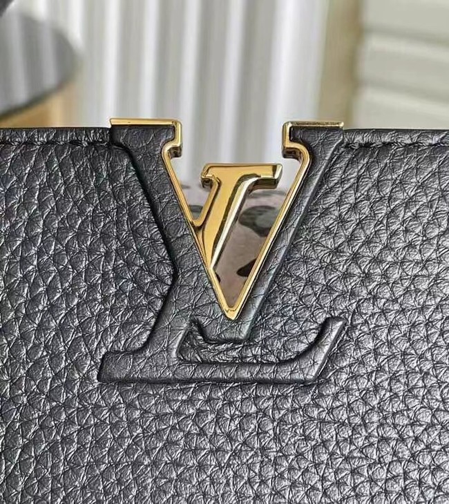 Louis Vuitton CAPUCINES PM M48865 black