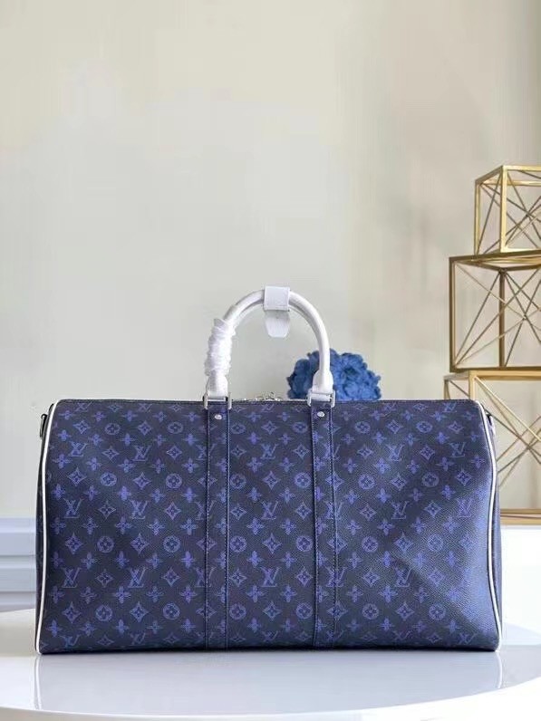 Louis Vuitton KEEPALL BANDOULIERE 55 M45874 Blue