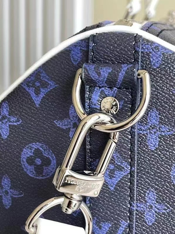 Louis Vuitton KEEPALL BANDOULIERE 55 M45874 Blue